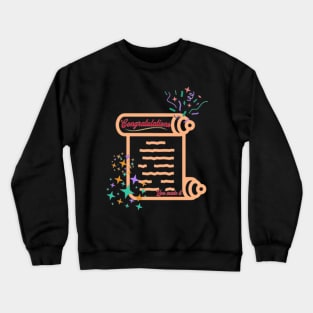 Congratulations, You Made It, Fireworks, Stars Crewneck Sweatshirt